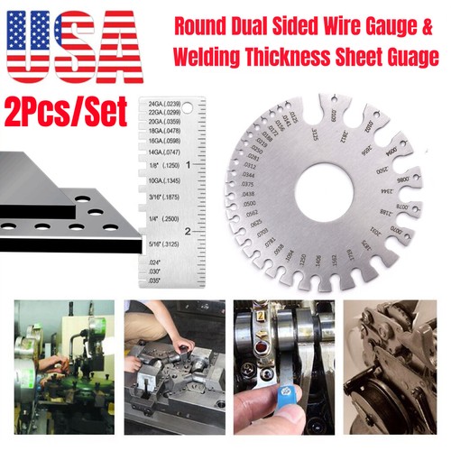 2pcs sheet metal gauge - metal,